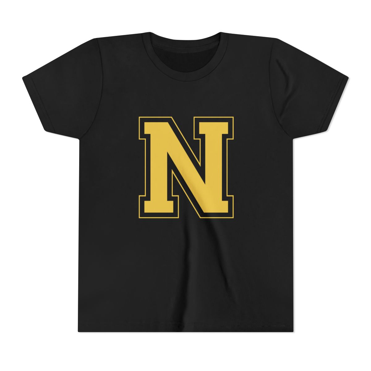 College Gold N Youth Bella Canvas T-Shirt mockup