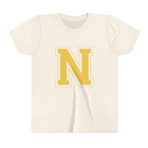 College Gold N Youth Bella Canvas T-Shirt mockup
