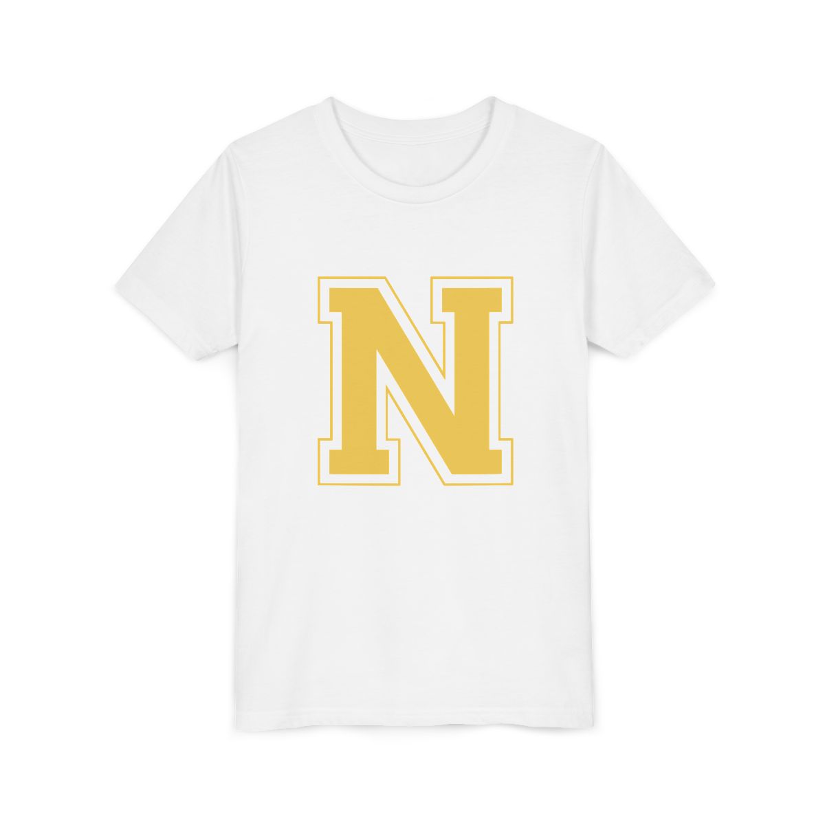 College Gold N Youth Bella Canvas T-Shirt mockup