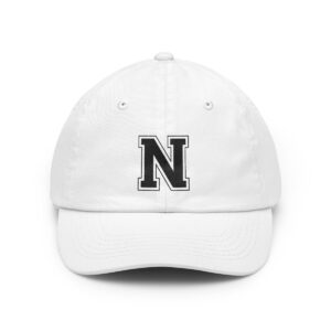College Black N ValuCap Hat mockup