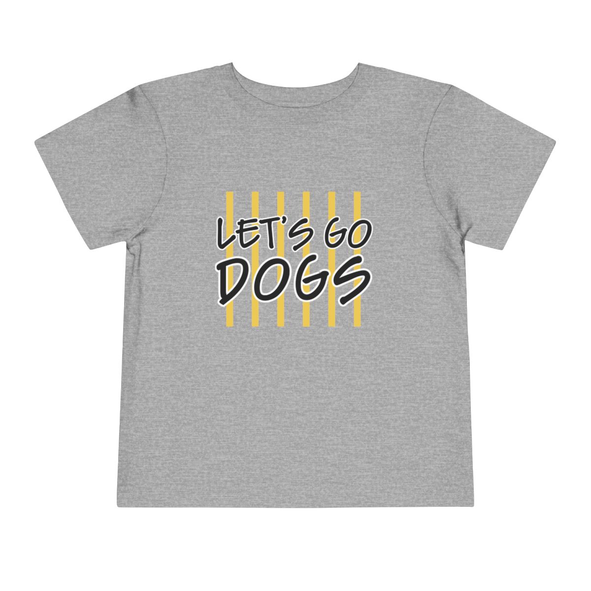 Let's Go Dogs Toddler Bella Canvas T-Shirt mockup
