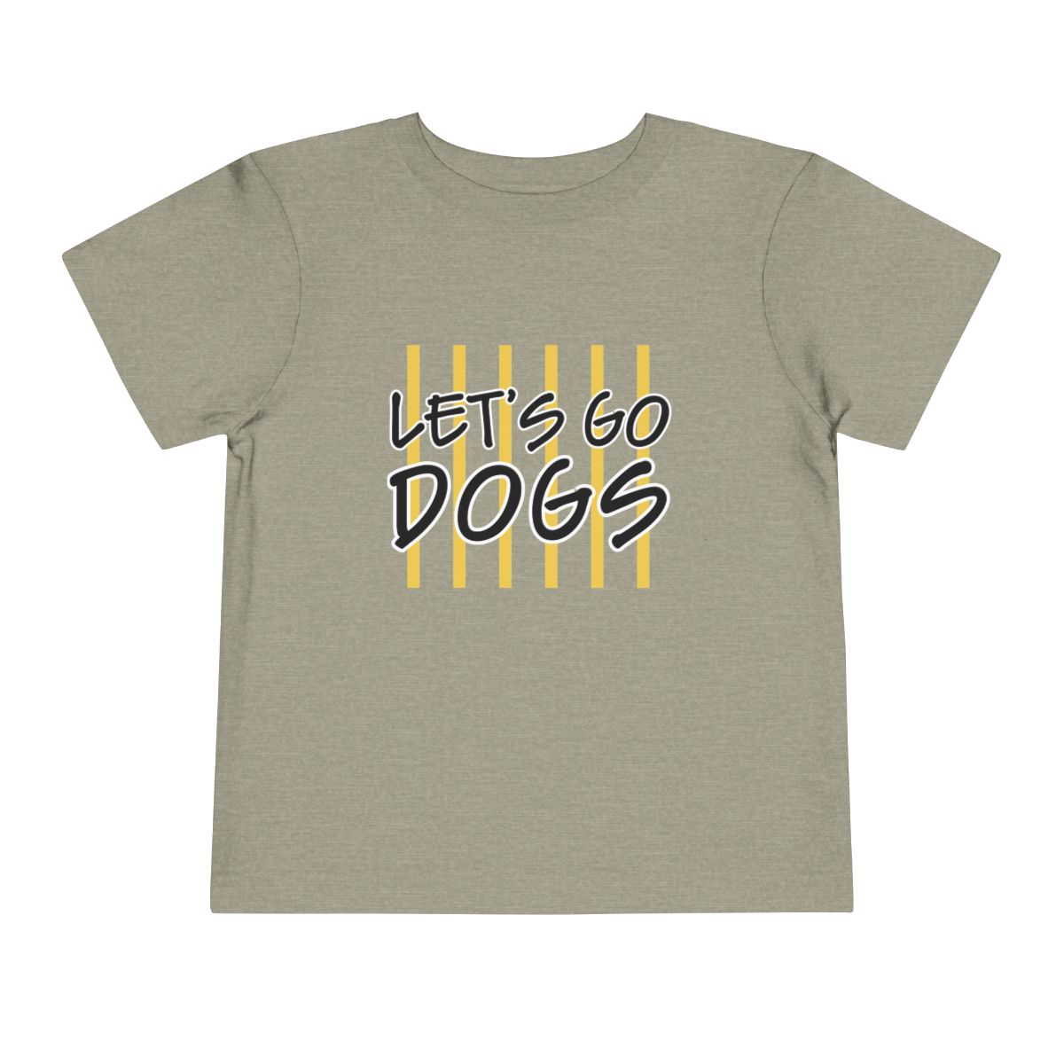 Let's Go Dogs Toddler Bella Canvas T-Shirt mockup