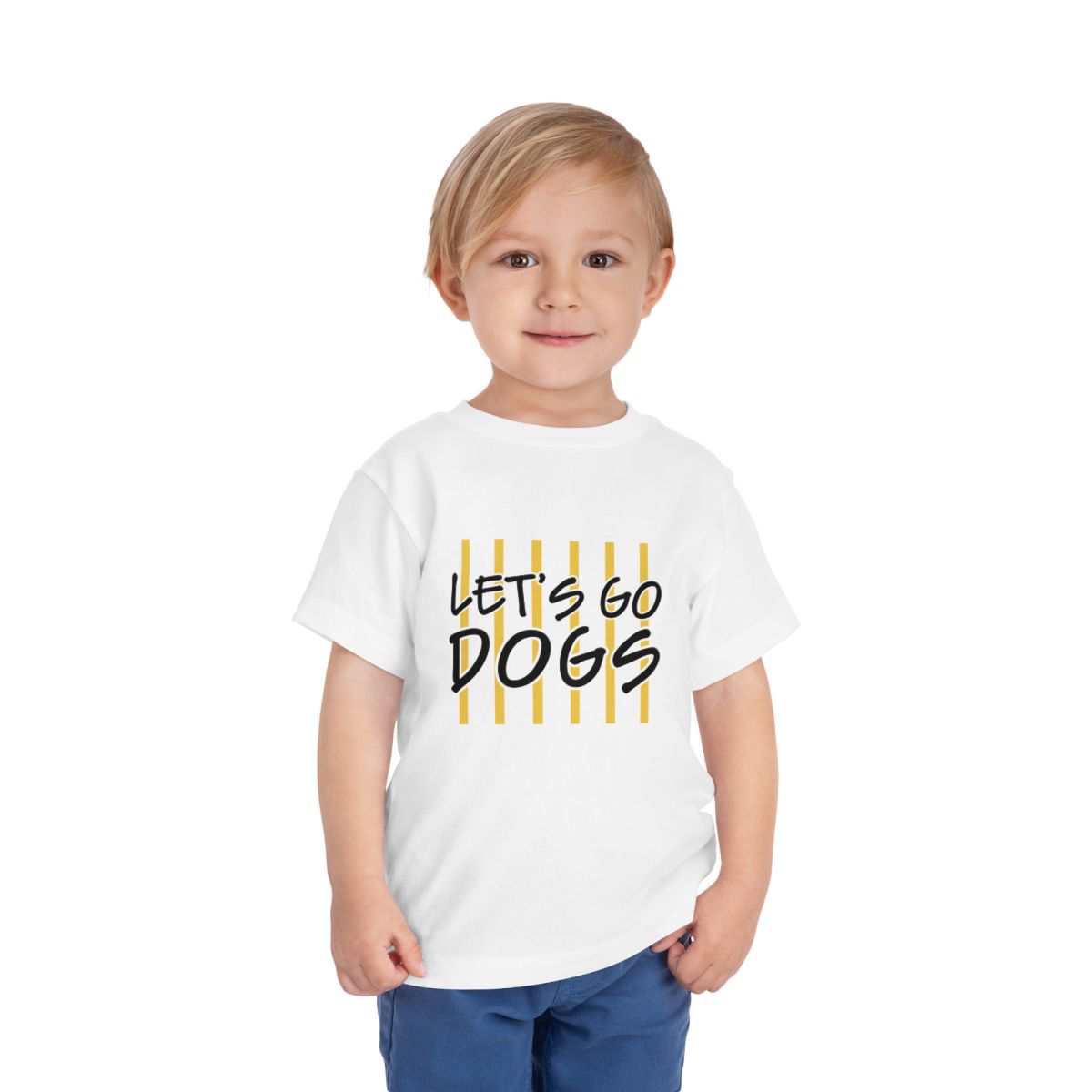 Let's Go Dogs Toddler Bella Canvas T-Shirt mockup
