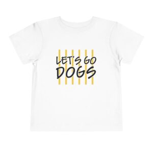 Let's Go Dogs Toddler Bella Canvas T-Shirt mockup
