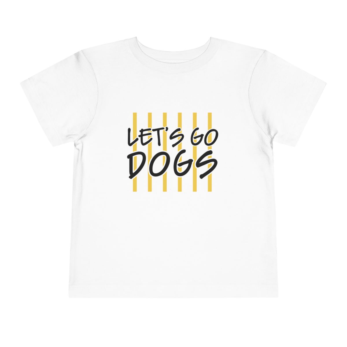 Let's Go Dogs Toddler Bella Canvas T-Shirt mockup