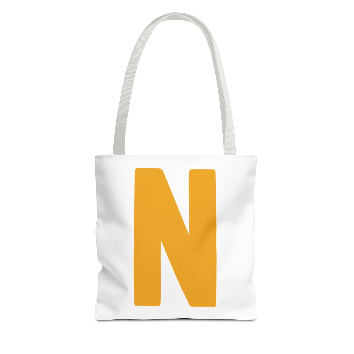 Bold N Yellow Gold Generic brand Tote Bag (AOP) mockup
