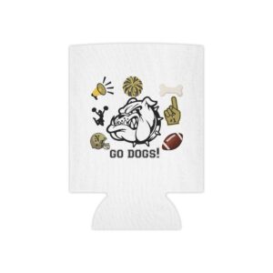 Go dogs! Can Cooler mockup