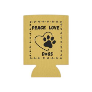 Peace love Can Cooler mockup