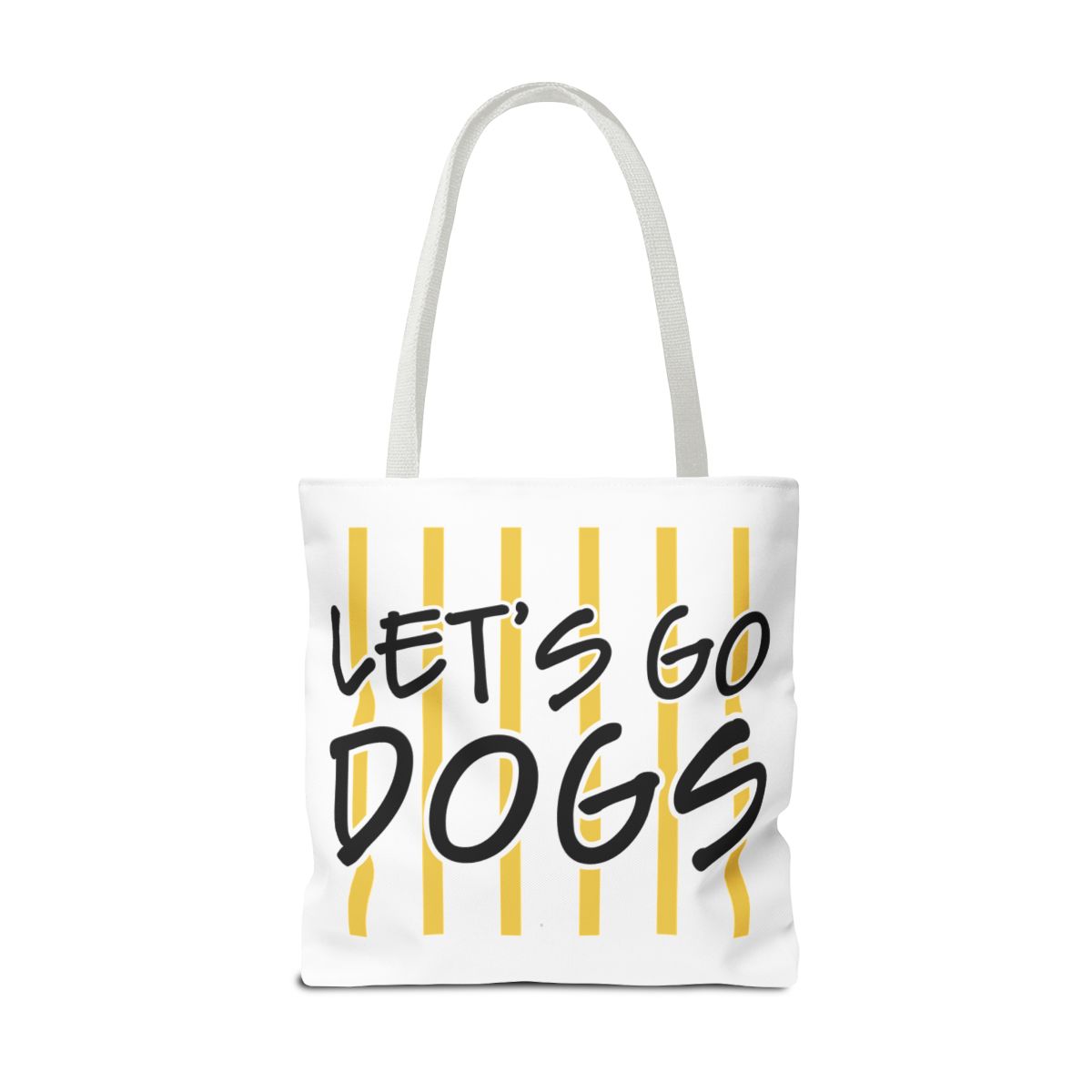 Let's Go Dogs Generic brand Tote Bag mockup