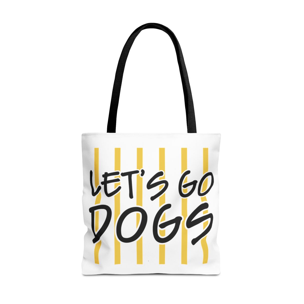 Let's Go Dogs Generic brand Tote Bag mockup
