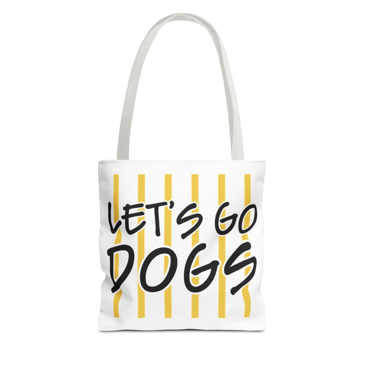 Let's Go Dogs Generic brand Tote Bag mockup