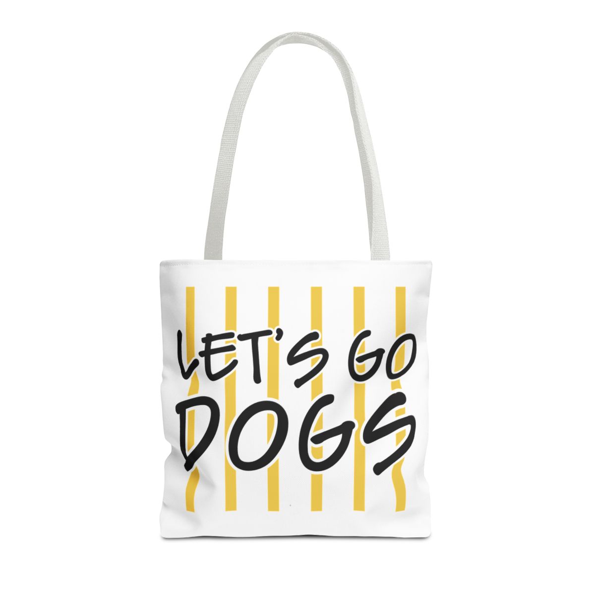 Let's Go Dogs Generic brand Tote Bag mockup