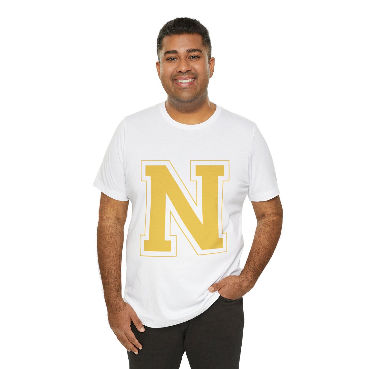 College N Adult T-Shirt mockup