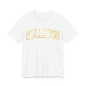 Bulldogs Hollow Gold Adult T-Shirt mockup