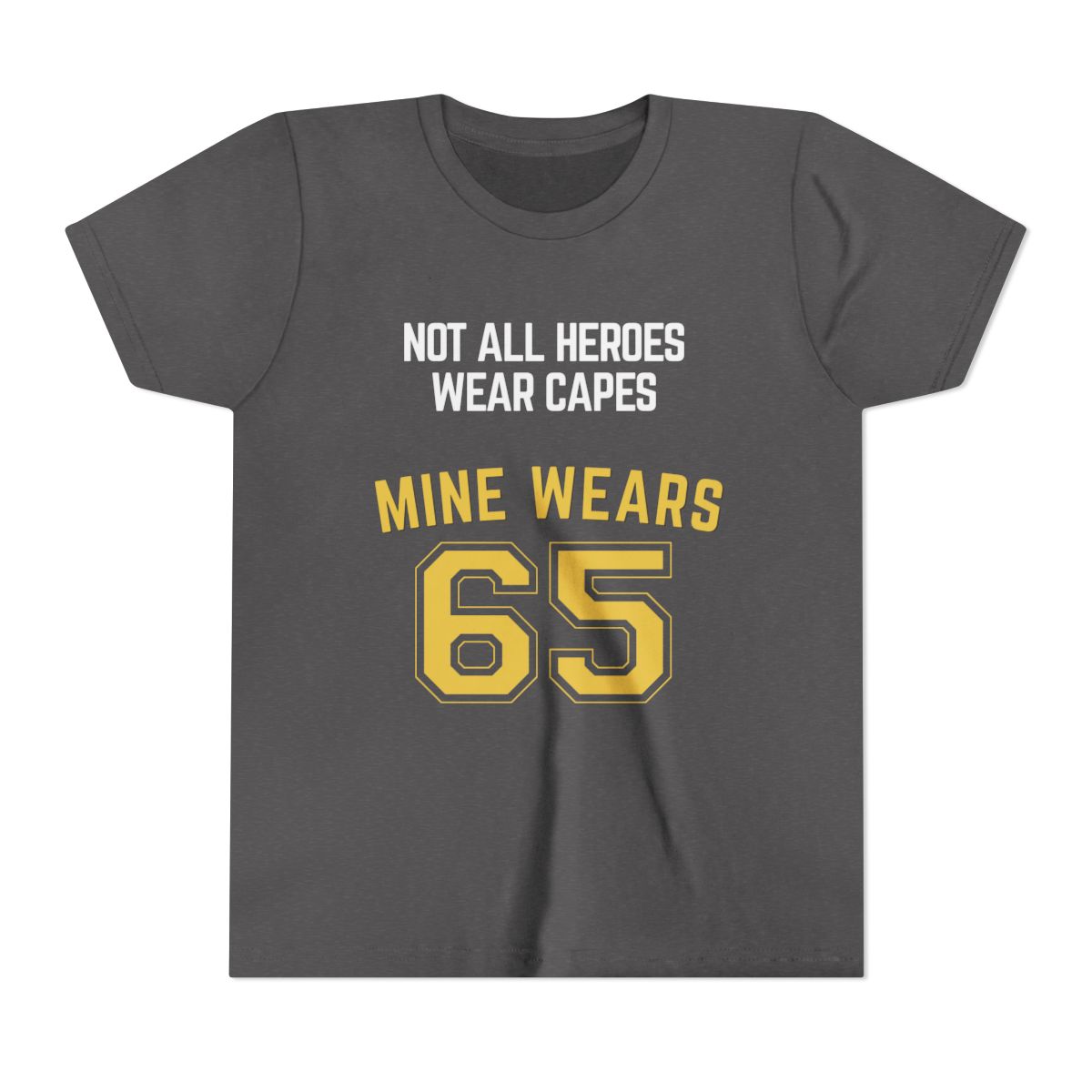 *CUSTOMIZABLE* Hero Football Youth Bella Canvas T-Shirt mockup