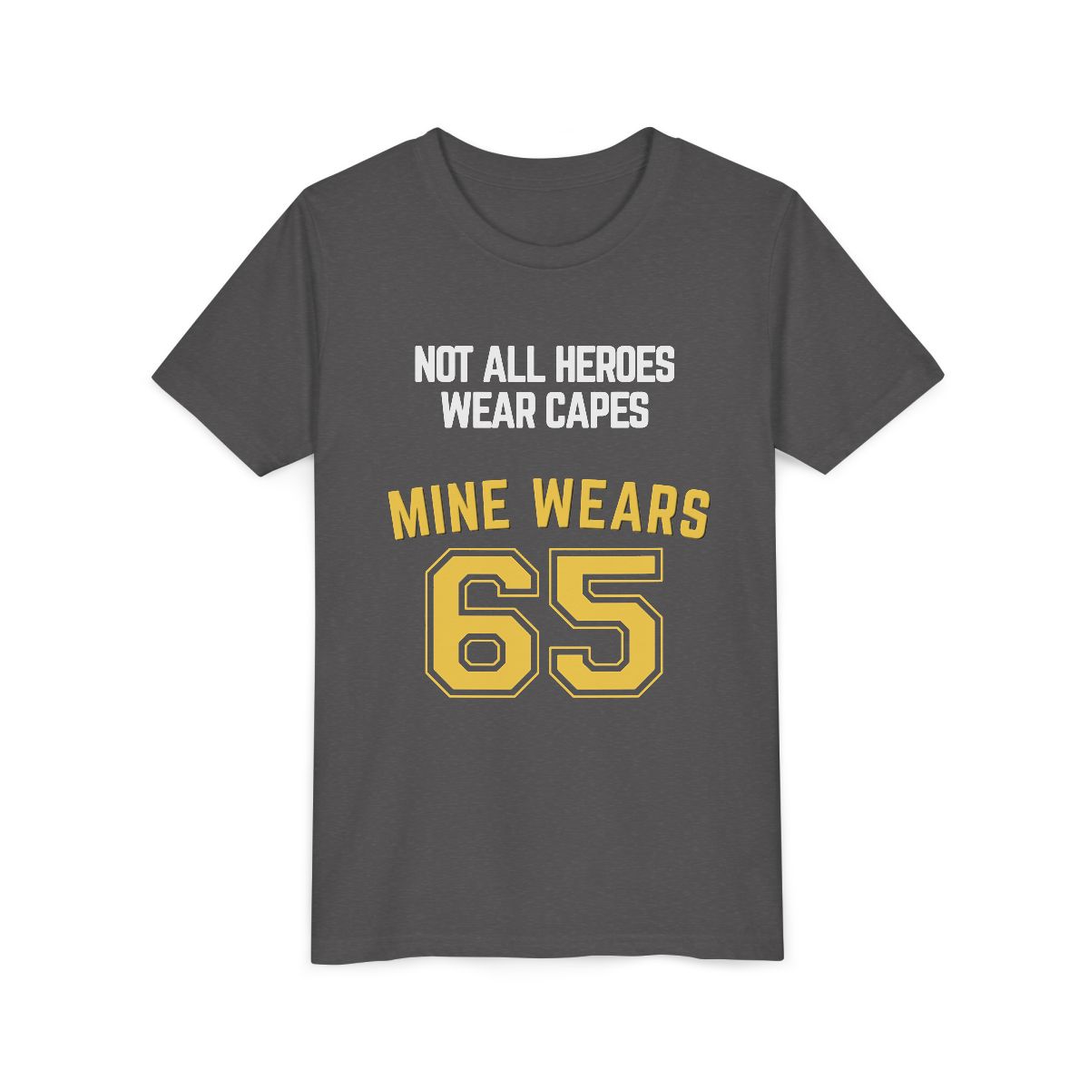 *CUSTOMIZABLE* Hero Football Youth Bella Canvas T-Shirt mockup