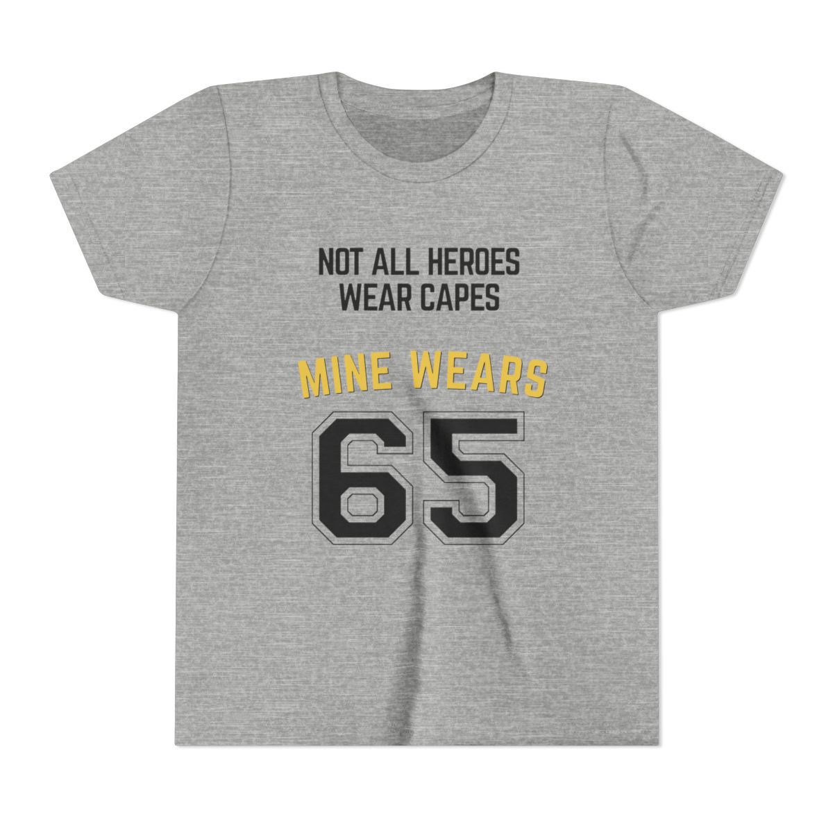 *CUSTOMIZABLE* Hero Football Youth Bella Canvas T-Shirt mockup
