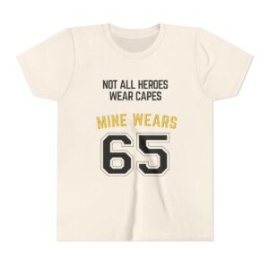 *CUSTOMIZABLE* Hero Football Youth Bella Canvas T-Shirt mockup
