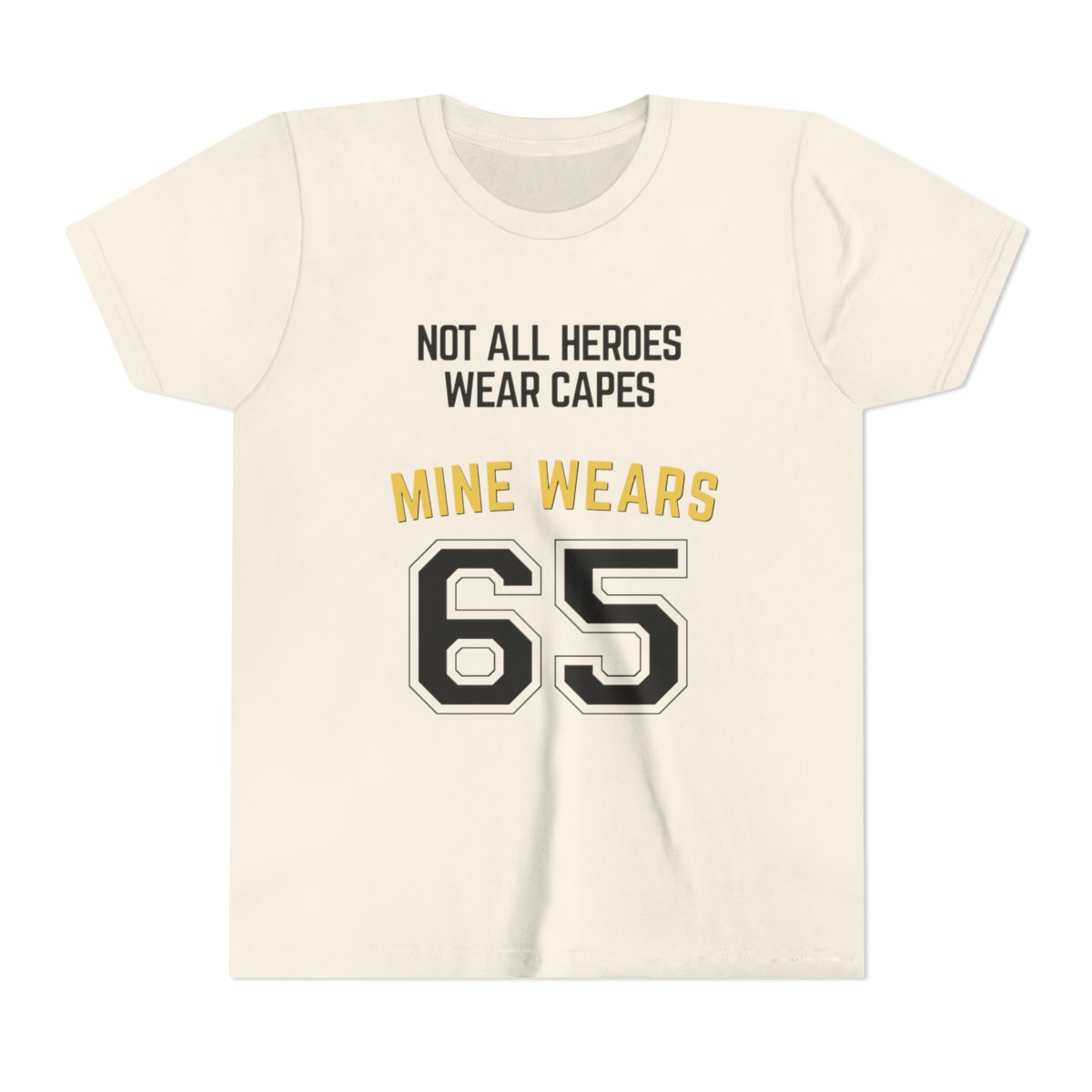 *CUSTOMIZABLE* Hero Football Youth Bella Canvas T-Shirt mockup