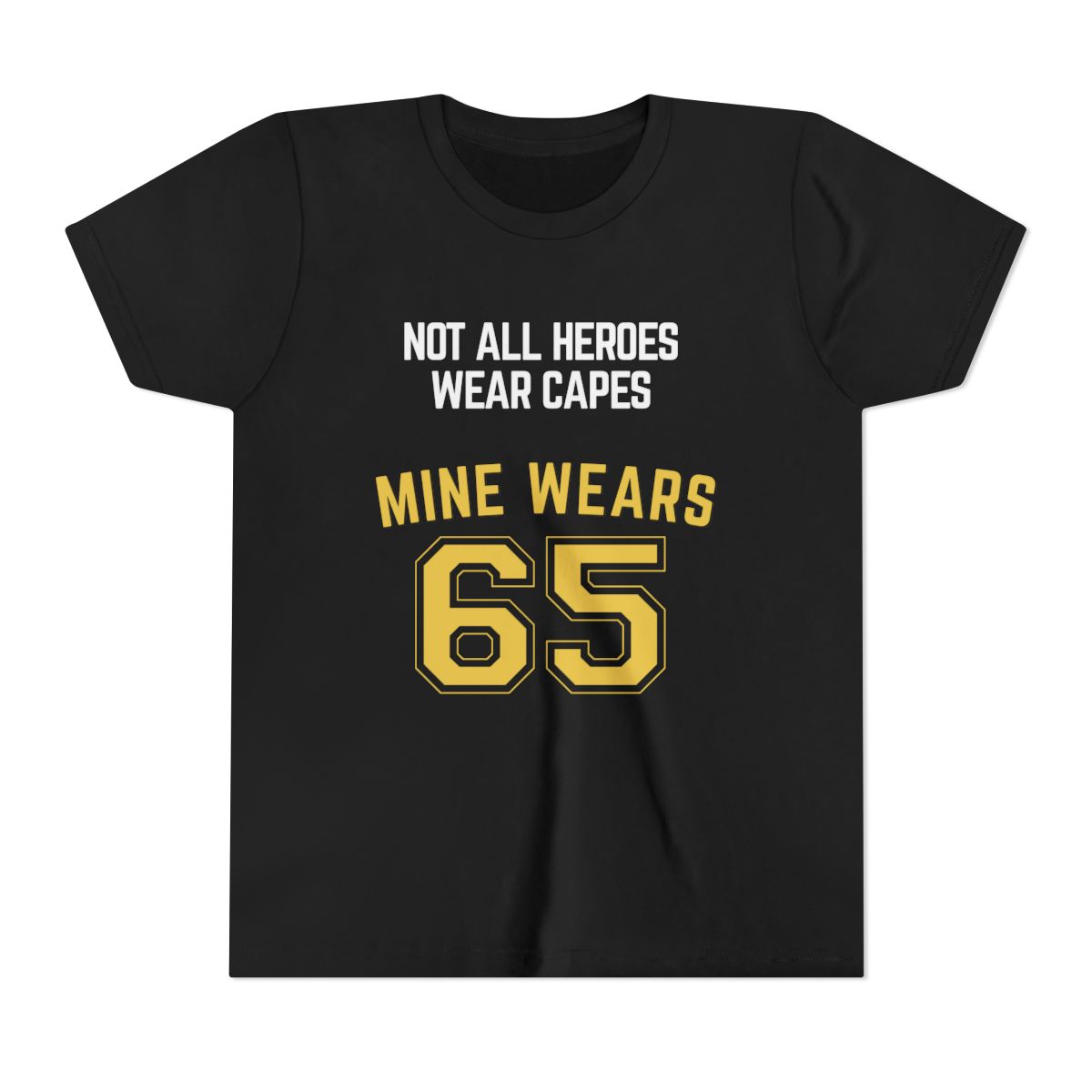 *CUSTOMIZABLE* Hero Football Youth Bella Canvas T-Shirt mockup
