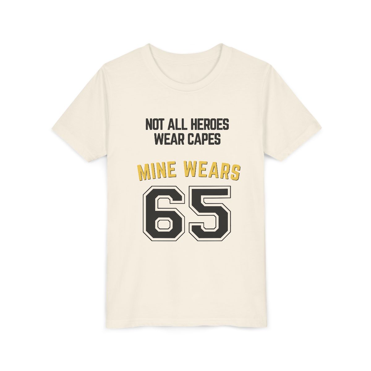 *CUSTOMIZABLE* Hero Football Youth Bella Canvas T-Shirt mockup