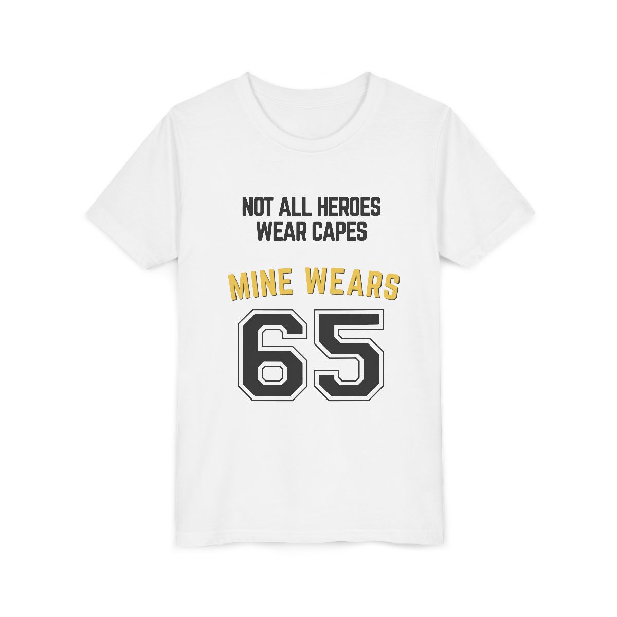*CUSTOMIZABLE* Hero Football Youth Bella Canvas T-Shirt mockup