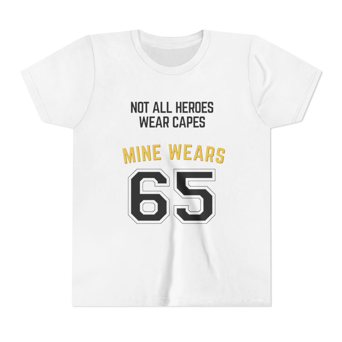 *CUSTOMIZABLE* Hero Football Youth Bella Canvas T-Shirt mockup