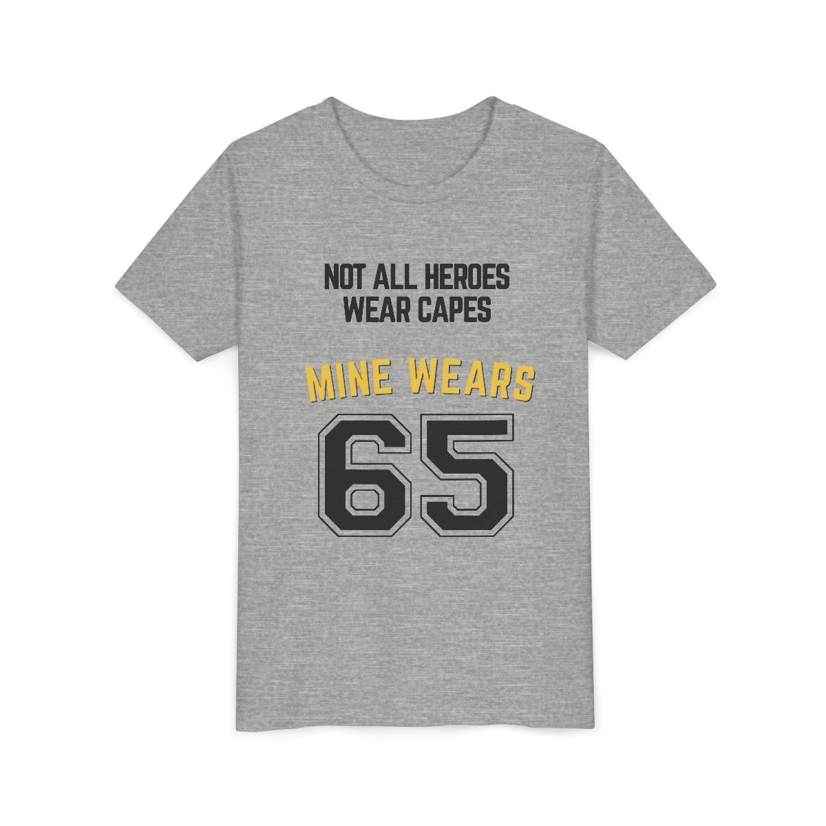 *CUSTOMIZABLE* Hero Football Youth Bella Canvas T-Shirt mockup