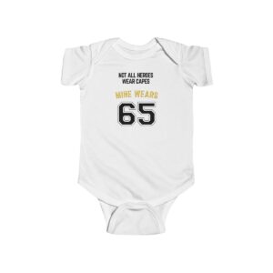 *CUSTOMIZABLE* Hero Number Baby Rabbit Skins Bodysuit mockup