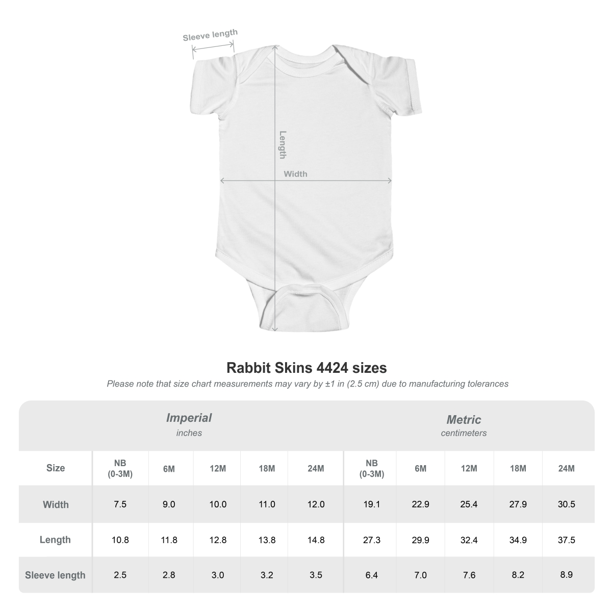 Band Sis Baby Rabbit Skins Bodysuit mockup