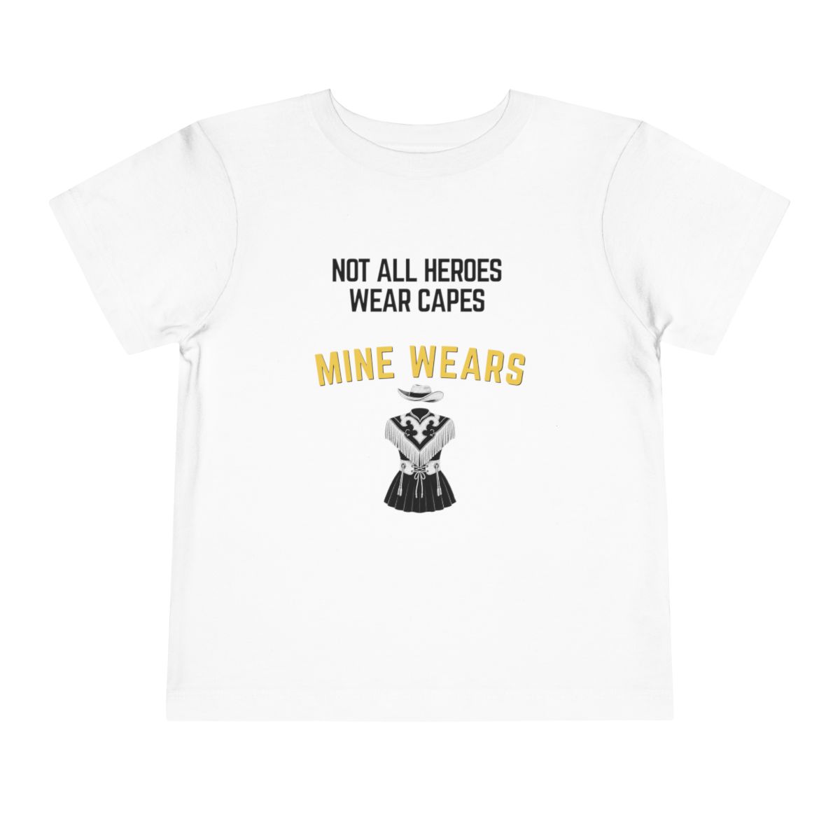 Hero Westernaire Toddler Bella Canvas T-Shirt mockup