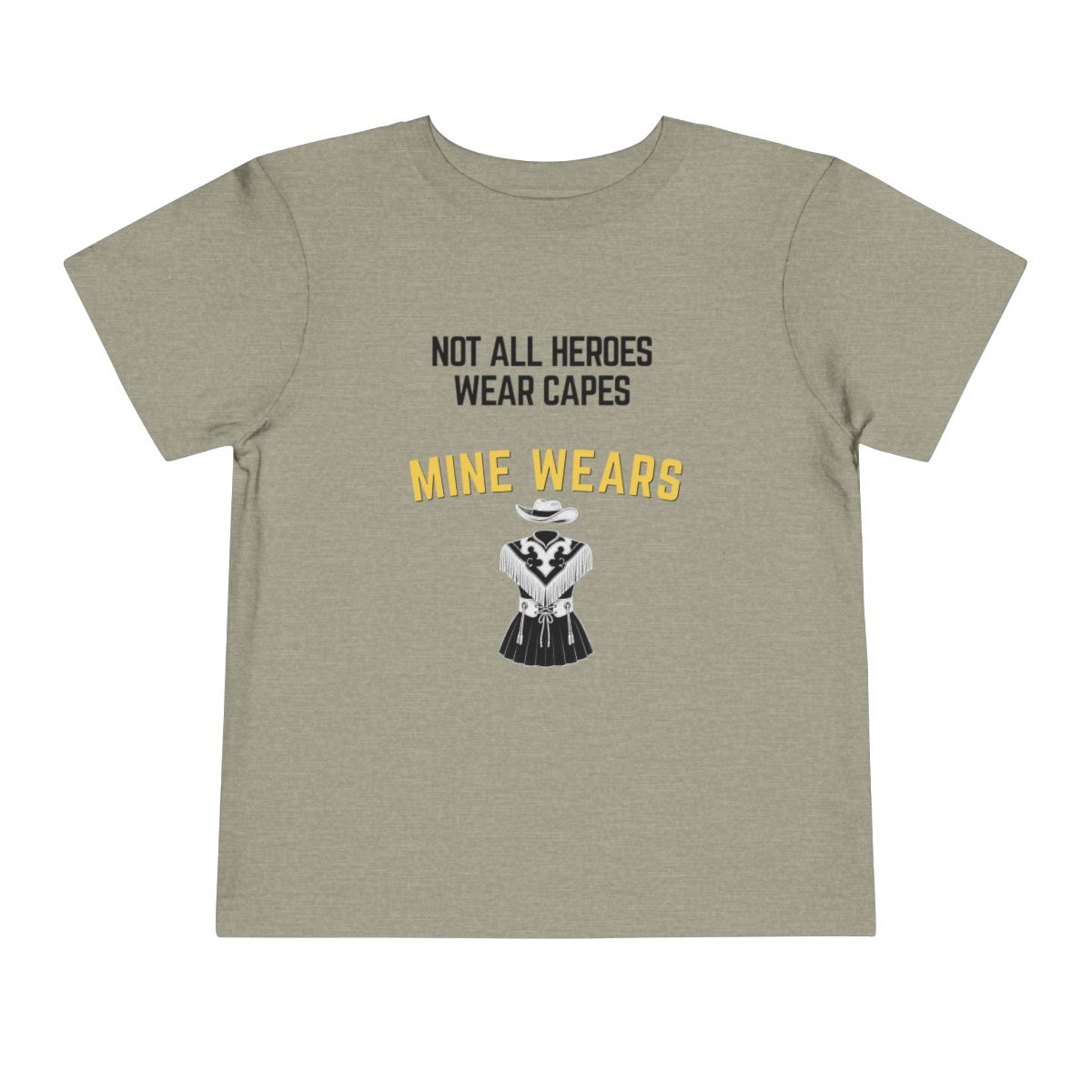 Hero Westernaire Toddler Bella Canvas T-Shirt mockup