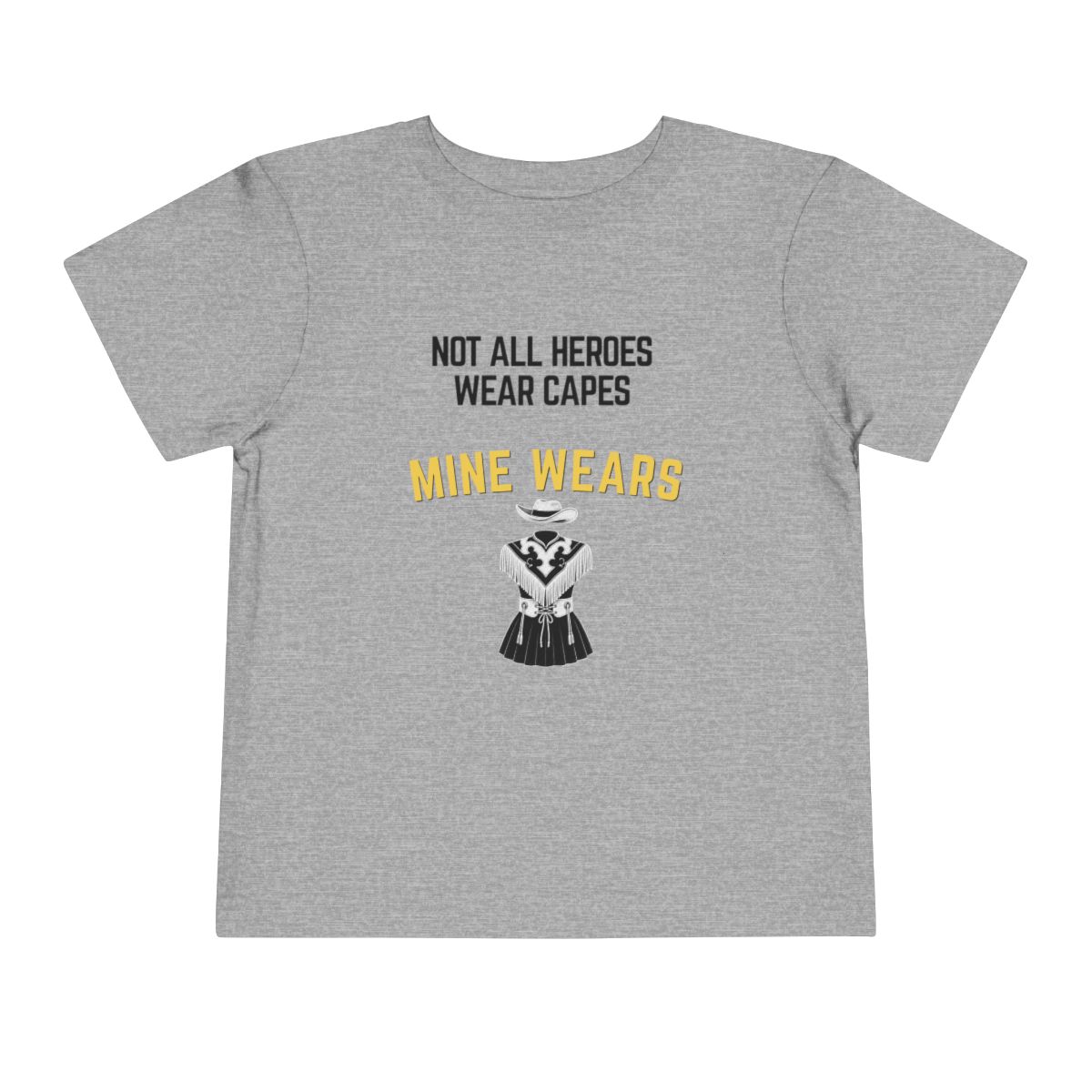 Hero Westernaire Toddler Bella Canvas T-Shirt mockup