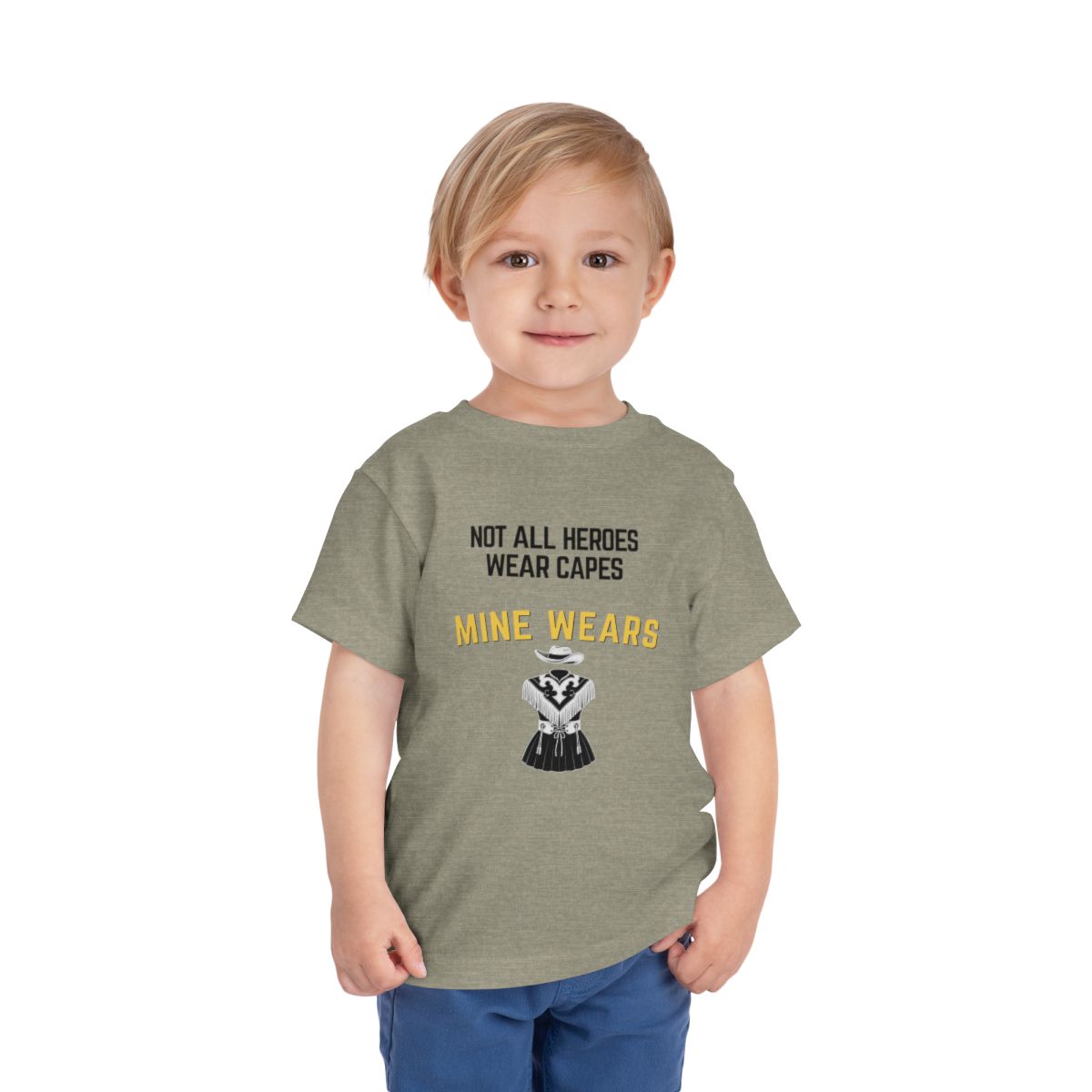Hero Westernaire Toddler Bella Canvas T-Shirt mockup