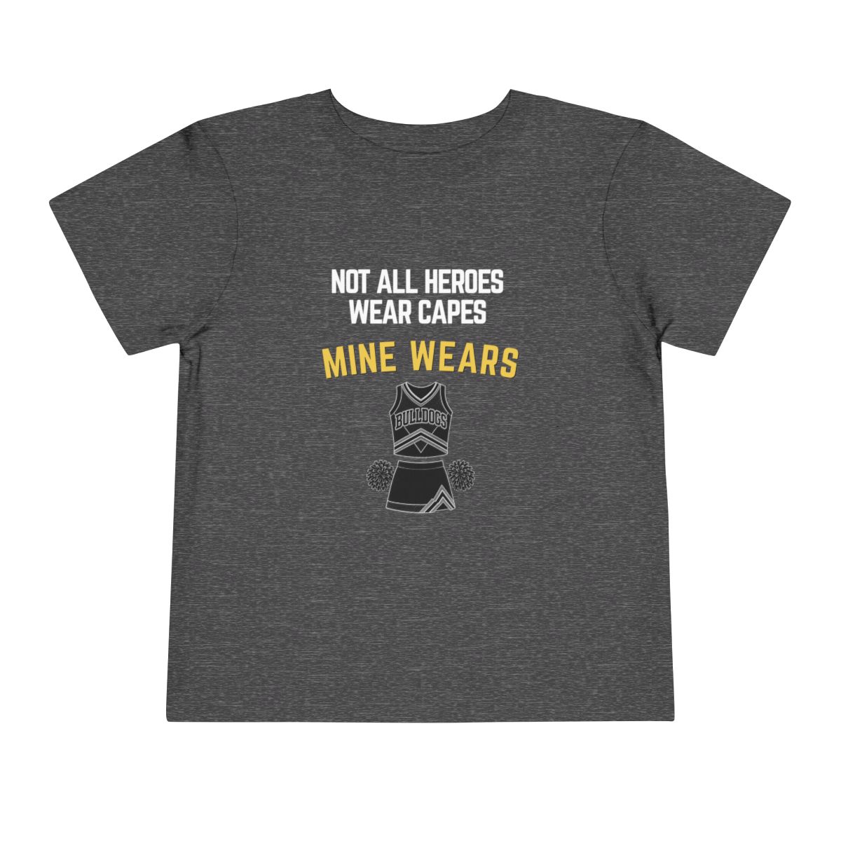 Hero Cheer Toddler Bella Canvas T-Shirt mockup