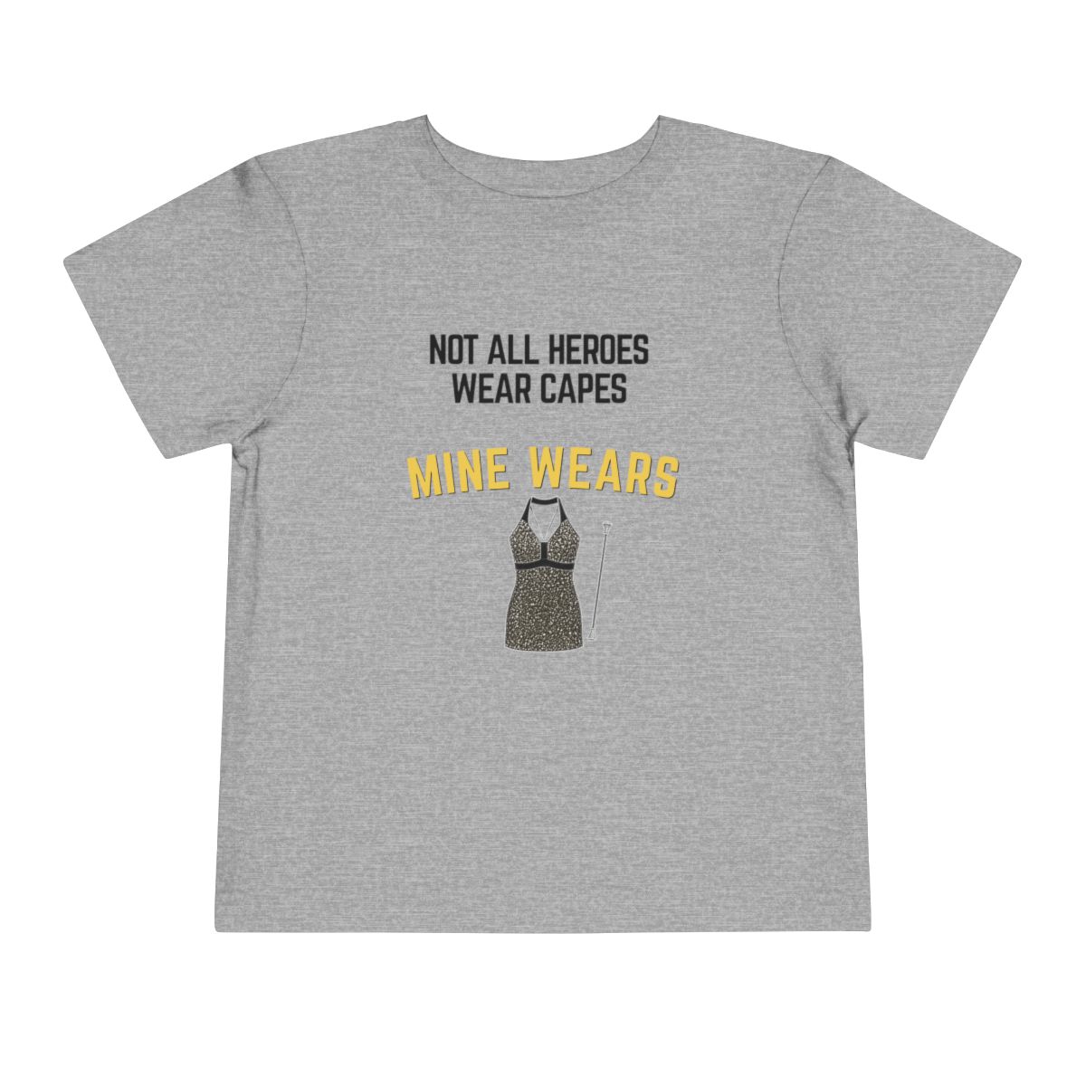 Hero Twirl Toddler Bella Canvas T-Shirt mockup