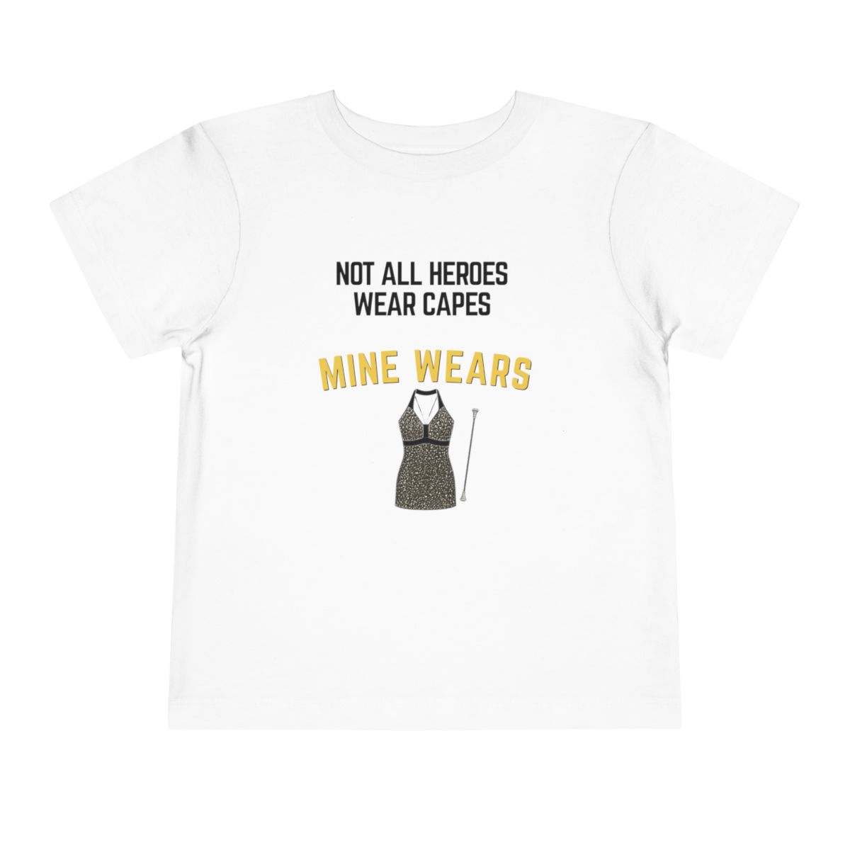 Hero Twirl Toddler Bella Canvas T-Shirt mockup