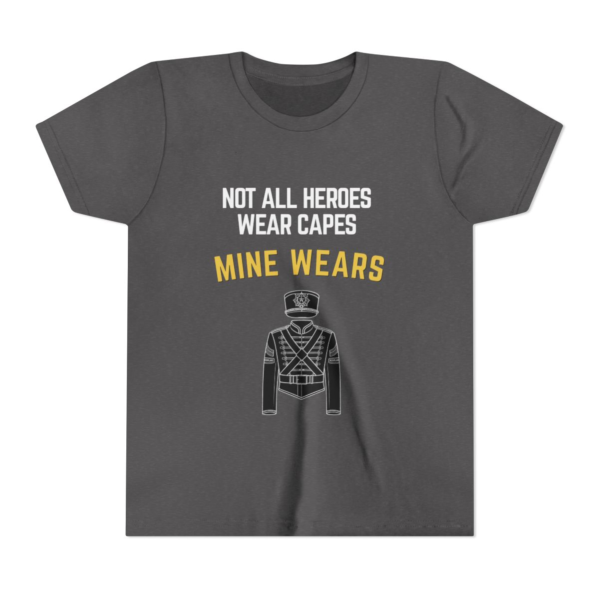 Hero Band Youth Bella Canvas T-Shirt mockup