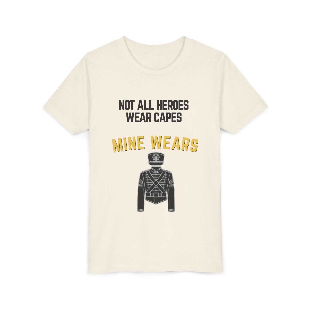 Hero Band Youth Bella Canvas T-Shirt mockup