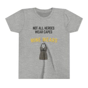 Hero Twirl Youth Bella Canvas T-Shirt mockup