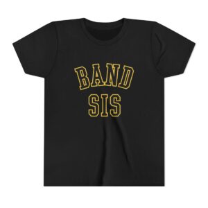 Band Sis Youth Bella Canvas T-Shirt mockup